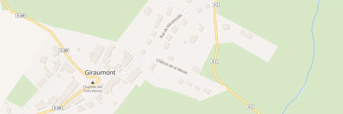 Plan du 2 Che de la Messe à Saint-Marcel