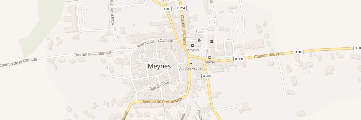 Plan du 2 Rue de la Brechette à Meynes