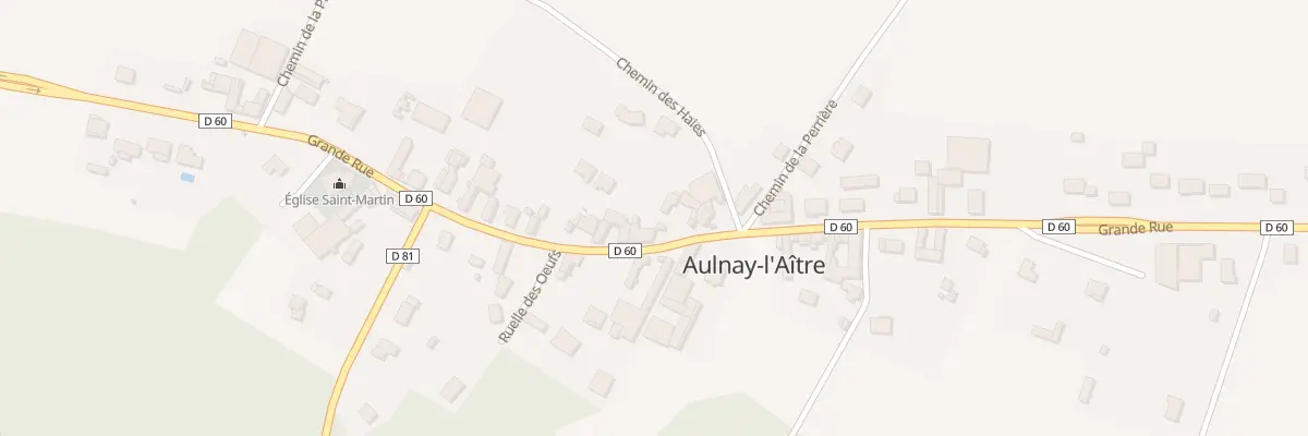 Plan du 29 Gr Grande Rue à Aulnay-l’Aître