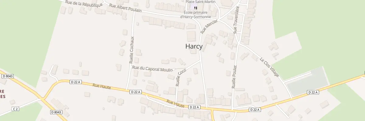 Plan du 9 Rue du Caporal Moulin à Harcy