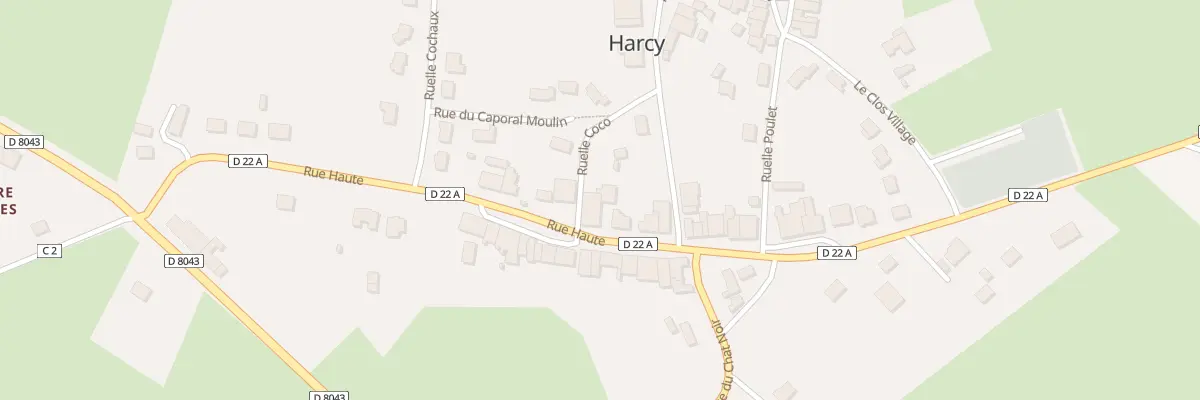 Plan du 34 Rue Haute à Harcy