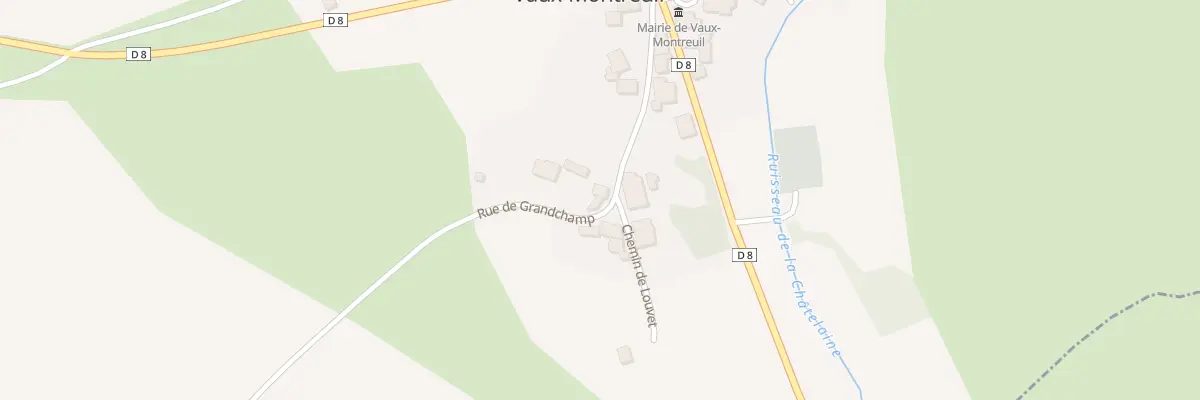 Plan du 14 Rue de Grandchamp à Vaux-Montreuil