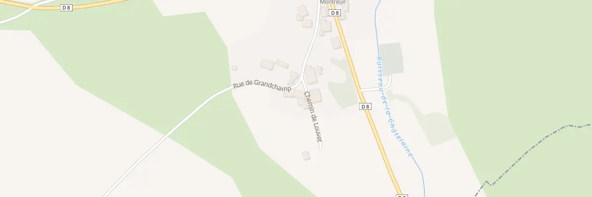Plan du 13 Rue de Grandchamp à Vaux-Montreuil