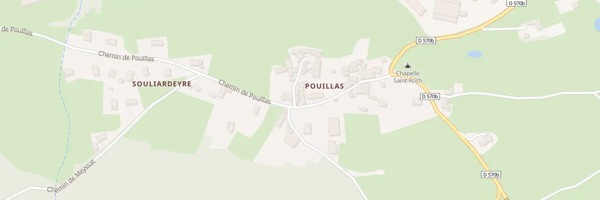 Plan du 5191 Pouillas à Vanosc