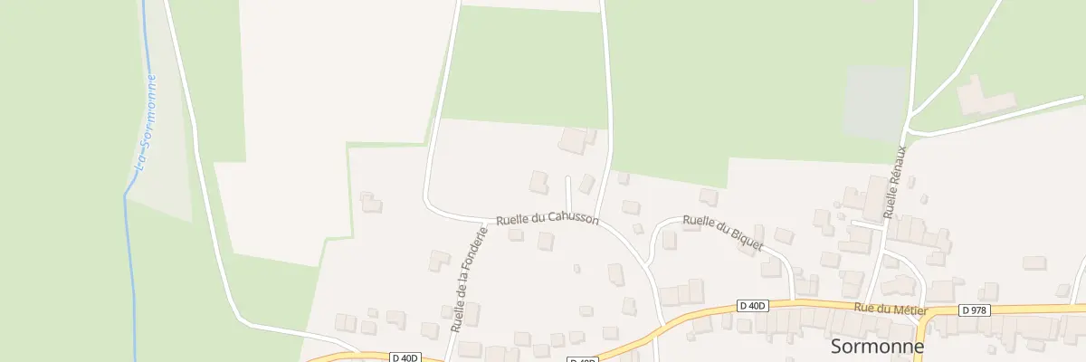 Plan du 2 Rle du Cahusson à Sormonne