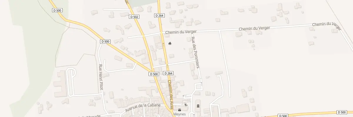 Plan du 16 Che des Aires à Meynes