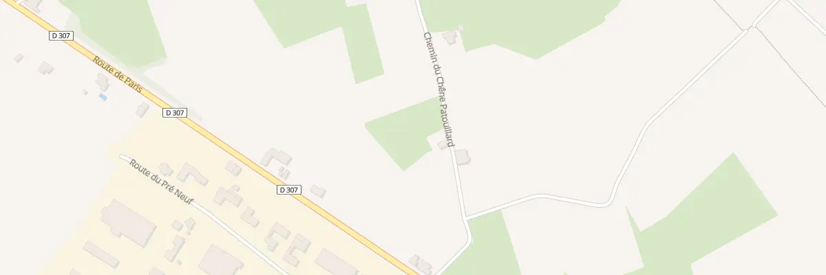 Plan du 183 Che du Chêne Patouillard à Bully