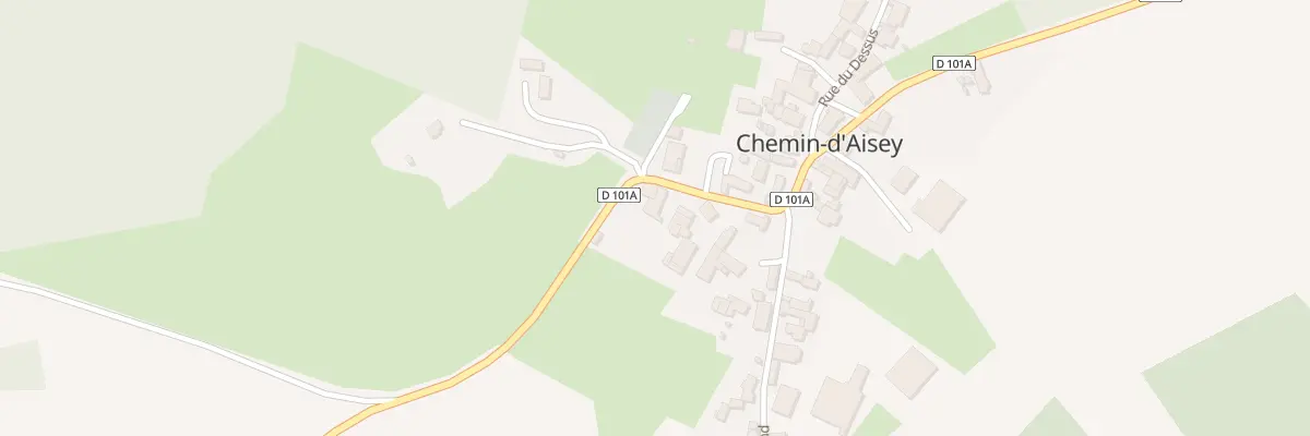 Plan du 9007 Rue de Villaines à Chemin-d’Aisey