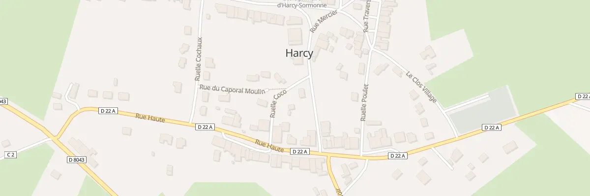 Plan du 18 Rue Mercier à Harcy
