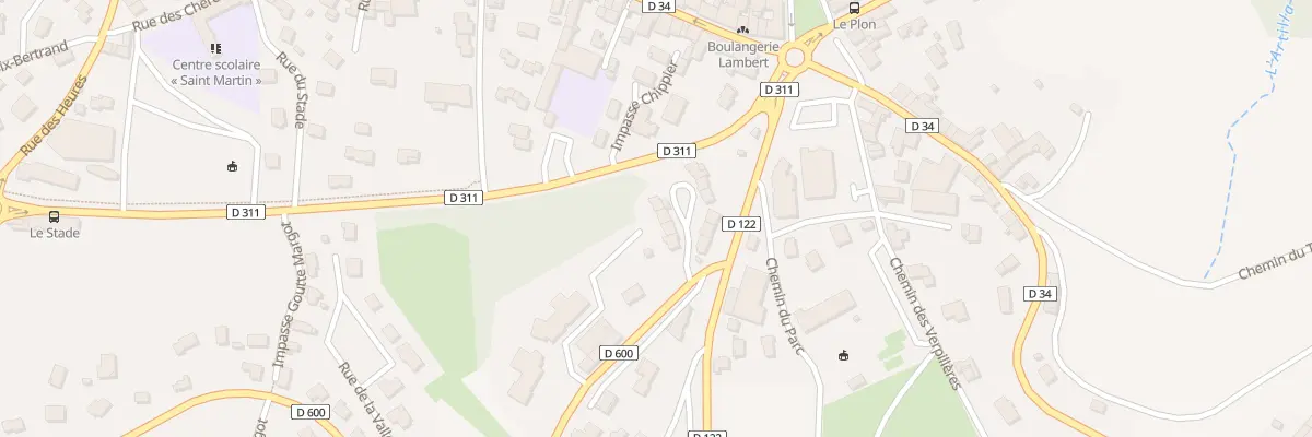 Plan du 3 Rue des Charmattes à Saint-Martin-en-Haut