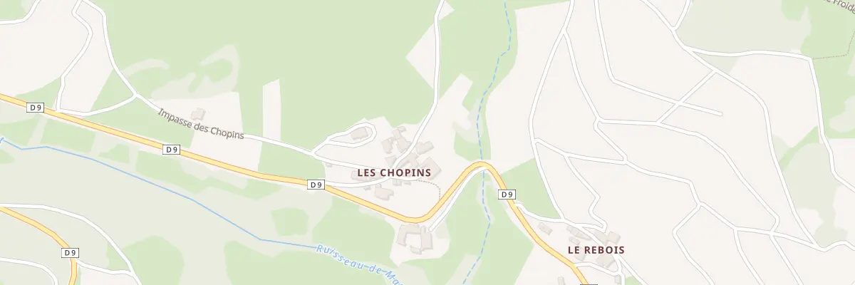 Plan du 70 Imp Combe Fleurette à Marchampt