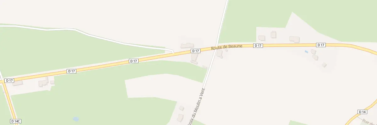 Plan du 17 Rue de la Crx du Moulin A Vent à Foissy