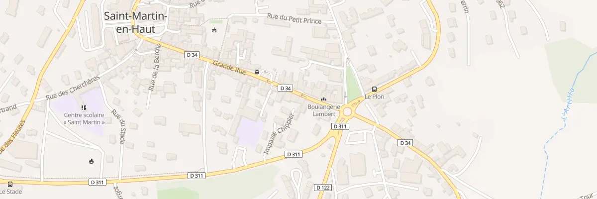 Plan du 56B Gr Gde Rue à Saint-Martin-en-Haut