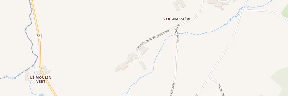 Plan du 5163 Vergnassiere à Sainte-Catherine