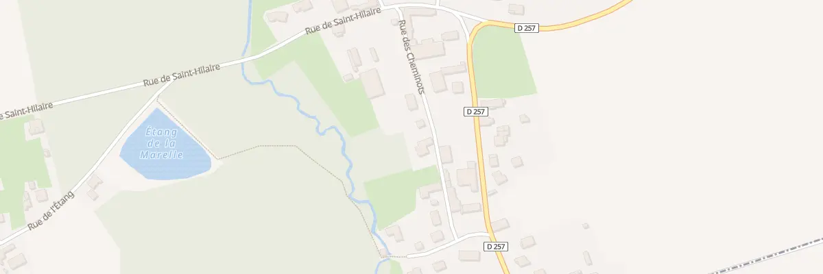 Plan du 7 Rue des Cheminots aux Rivières-Henruel