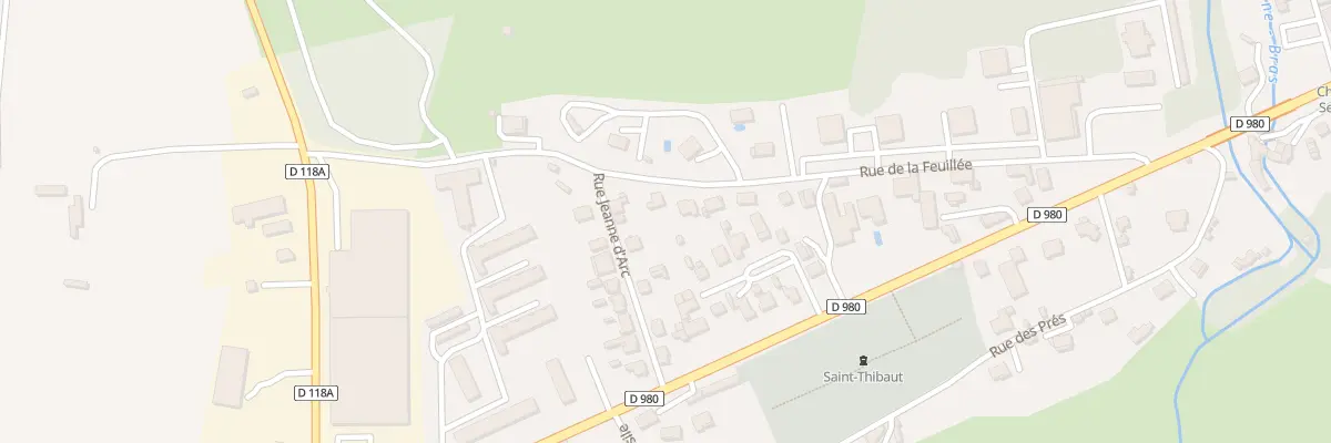 Plan du 11 Rue de la Feuillée à Châtillon-sur-Seine