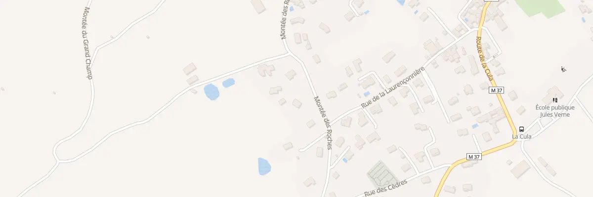 Plan du 333 Mte des Roches à Genilac