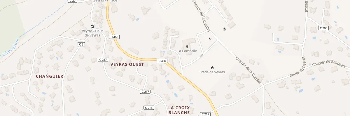 Plan du 534 Imp de la Combe à Veyras