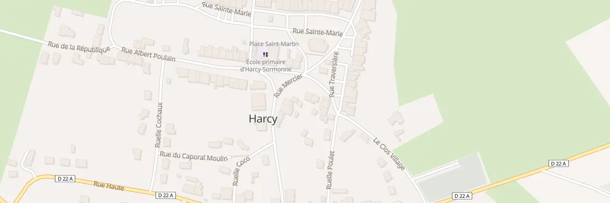 Plan du 4 Pl Saint Martin à Harcy