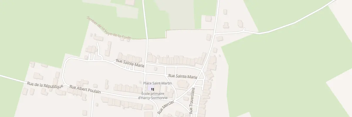 Plan du 18 Rue Sainte Marie à Harcy