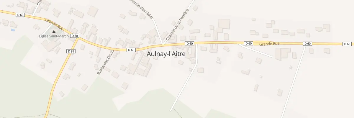Plan du 34 Gr Grande Rue à Aulnay-l’Aître