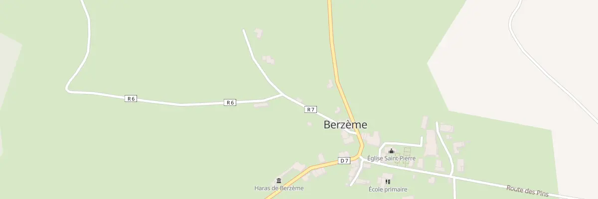 Plan du 5221 Berzeme à Berzème