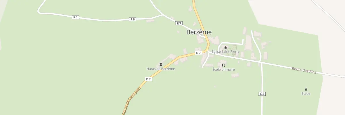 Plan du 5058 Berzeme à Berzème