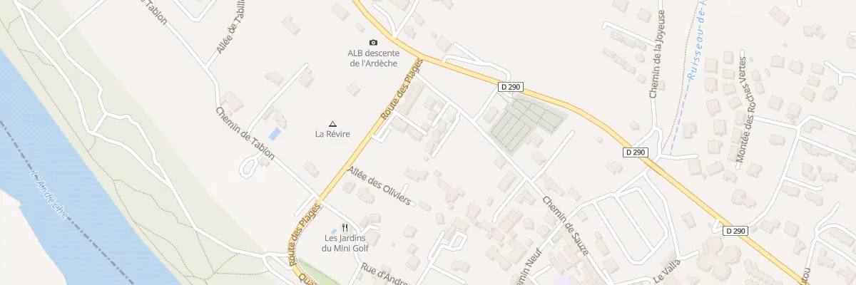 Plan du 5 Rue d’Andronne à Saint-Martin-d’Ardèche