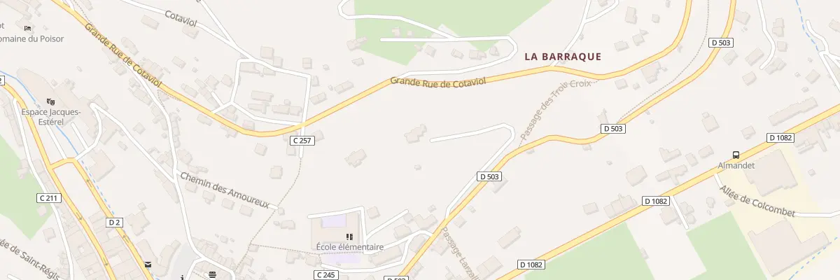 Plan du 9 All des Cedres à Bourg-Argental