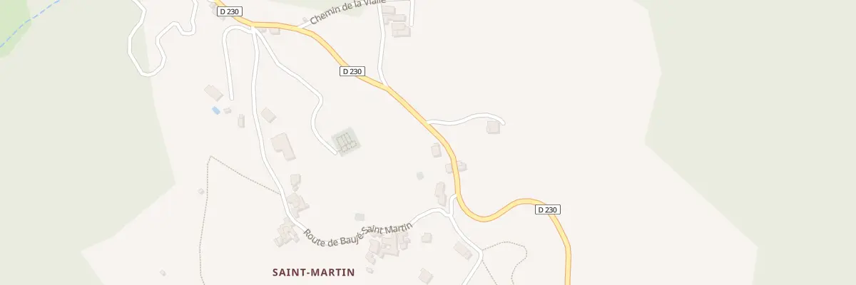 Plan du 5361 La Costelle à Gluiras