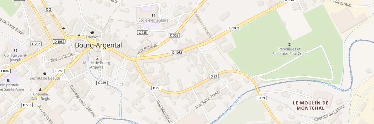 Plan du 26 Rue du Docteur Guyotat à Bourg-Argental