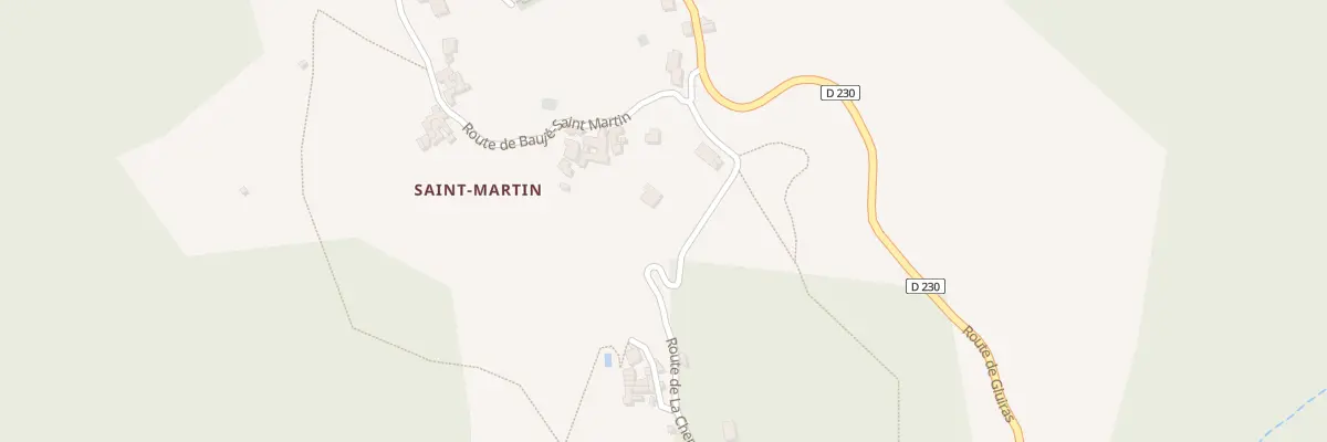 Plan du 5360 Saint Martin à Gluiras