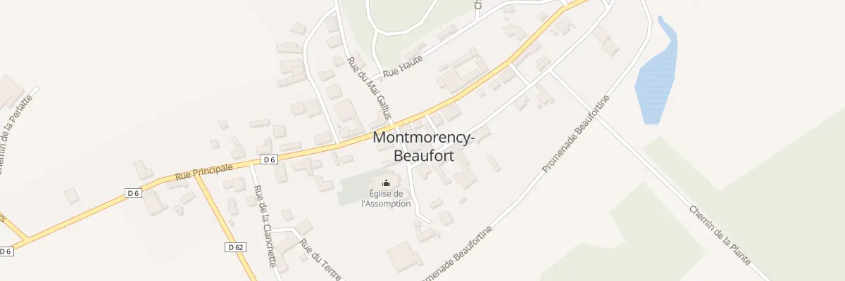 Plan du 21 Rue Principale à Montmorency-Beaufort