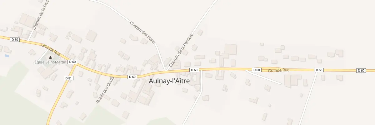 Plan du 35 Gr Grande Rue à Aulnay-l’Aître