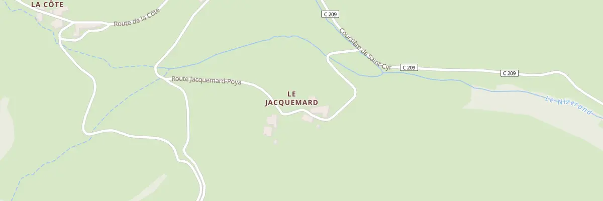 Plan du 240 Le Jacquemard à Rivolet