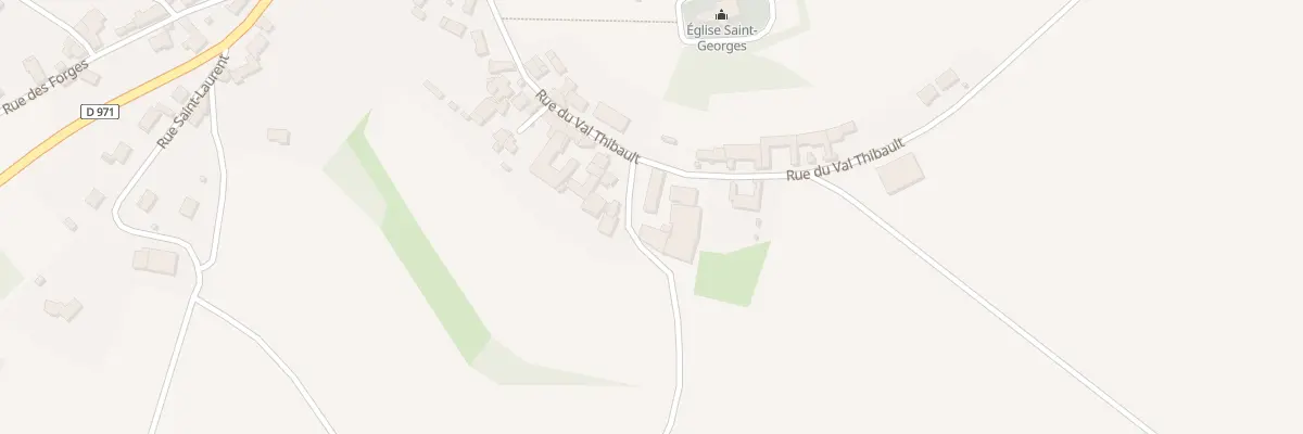 Plan du 20 Rue du Val Thibault à Buncey