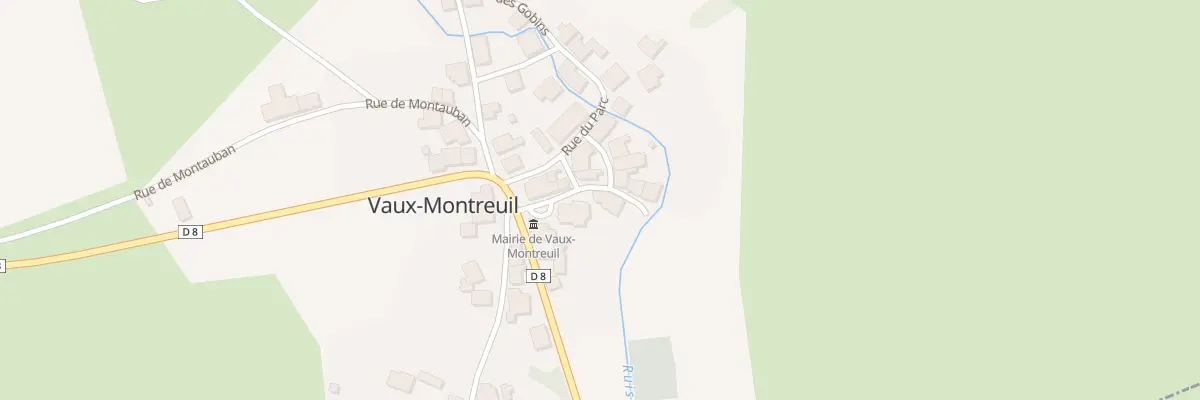 Plan du 2 Rue du Culot à Vaux-Montreuil