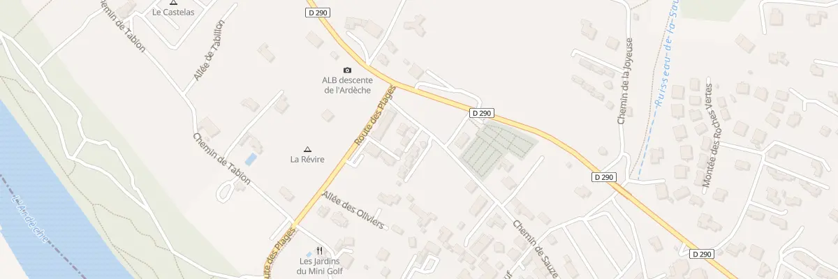 Plan du 7 Rue d’Andronne à Saint-Martin-d’Ardèche
