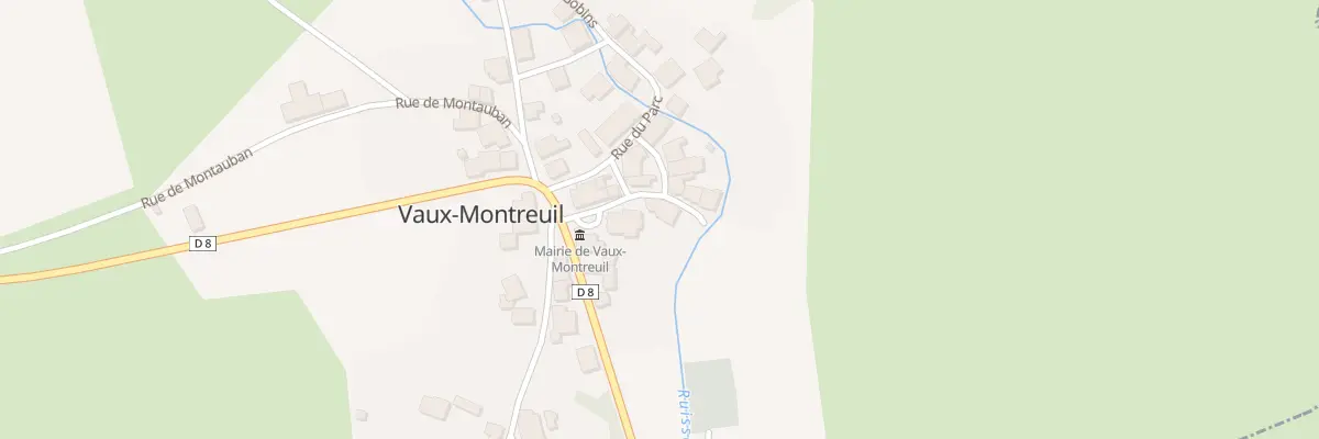 Plan du 2B Rue du Culot à Vaux-Montreuil
