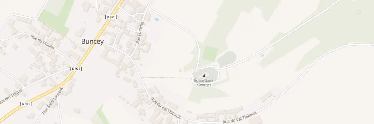 Plan du 9001 Che de l’Eglise à Buncey