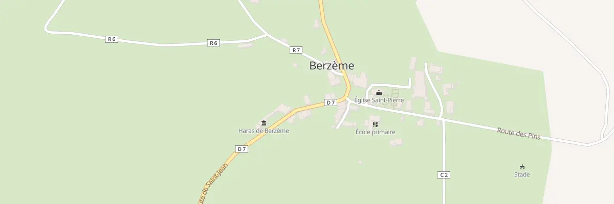 Plan du 60 Rte de Saint-Jean à Berzème