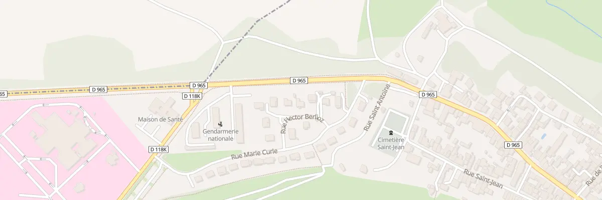 Plan du 4 Rue Hector Berlioz à Châtillon-sur-Seine
