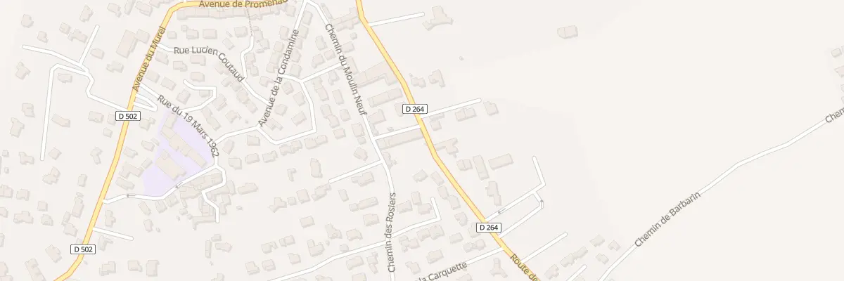 Plan du 8 Rte de la Gare à Meynes