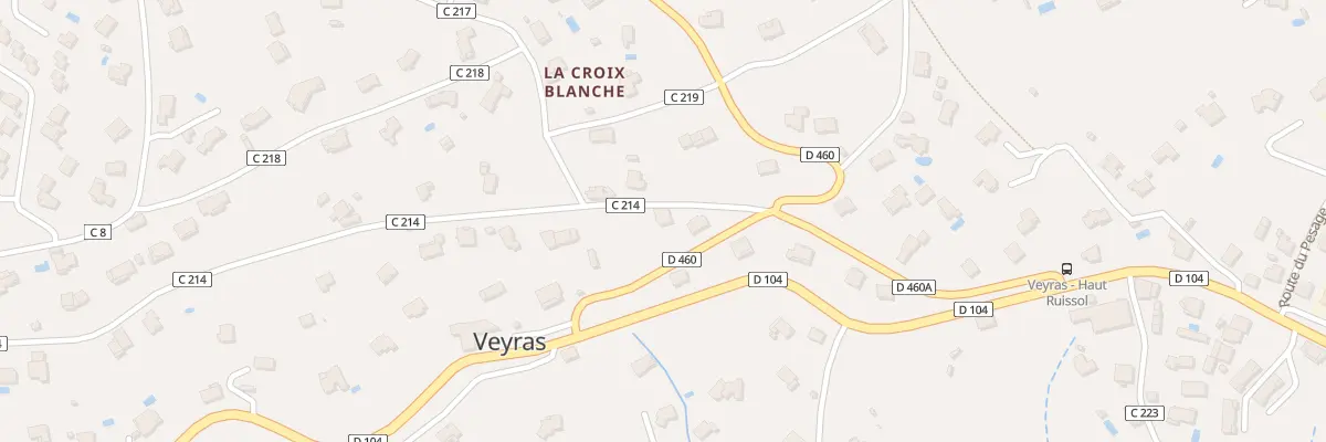 Plan du 5284 Les Bans à Veyras