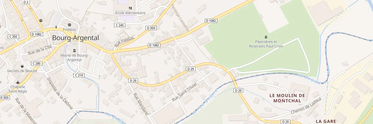 Plan du 6 Rue de Burdignes à Bourg-Argental