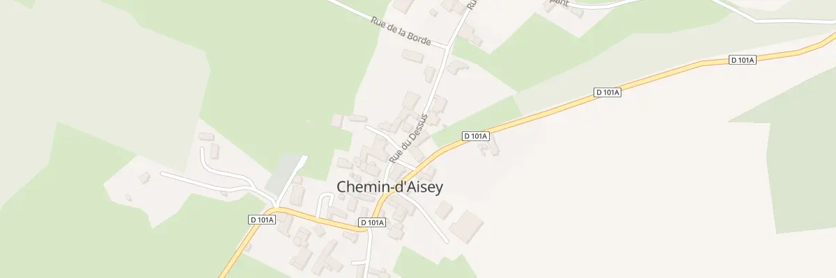 Plan du 9006 Rue du Dessus à Chemin-d’Aisey