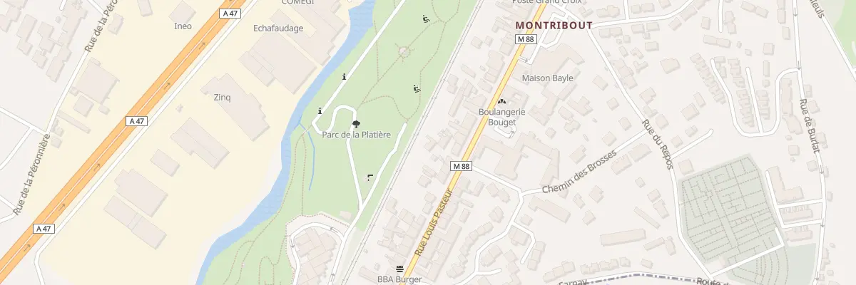 Plan du 54 Rue Louis Pasteur à La Grand-Croix