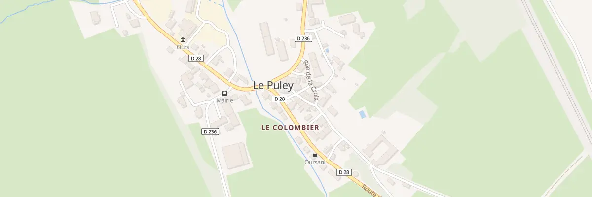 Plan du 2 Pl du Four au Puley
