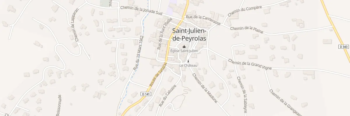 Plan du 5103 Pl du Barry à Saint-Julien-de-Peyrolas