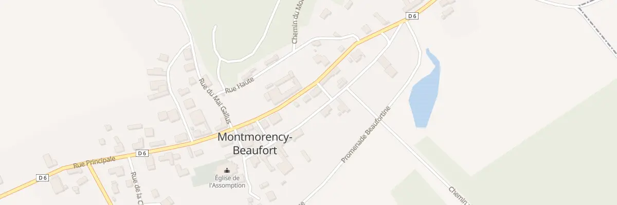 Plan du 19 Rue Principale à Montmorency-Beaufort